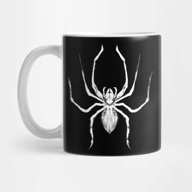 Grunge Spider Symbol White by GAz